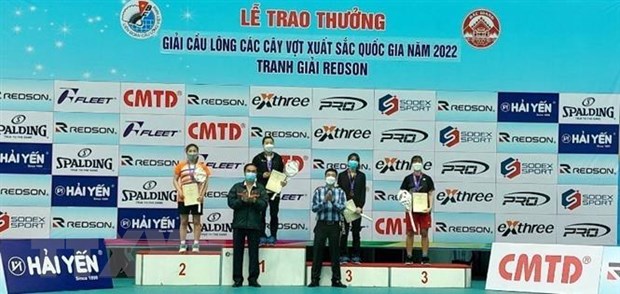 Kết thúc Giải cầu lông các cây vợt xuất sắc quốc gia năm 2022