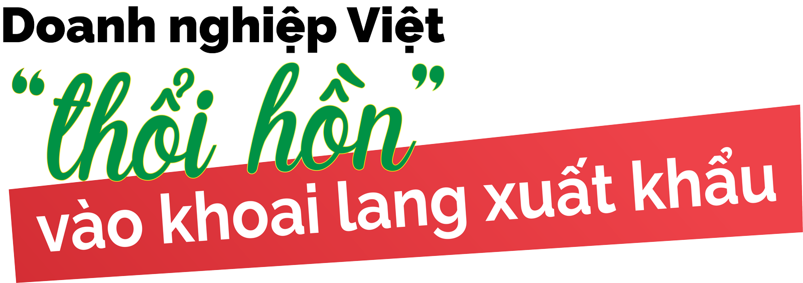 Doanh nghiệp Việt ''thổi hồn'' vào khoai lang xuất khẩu