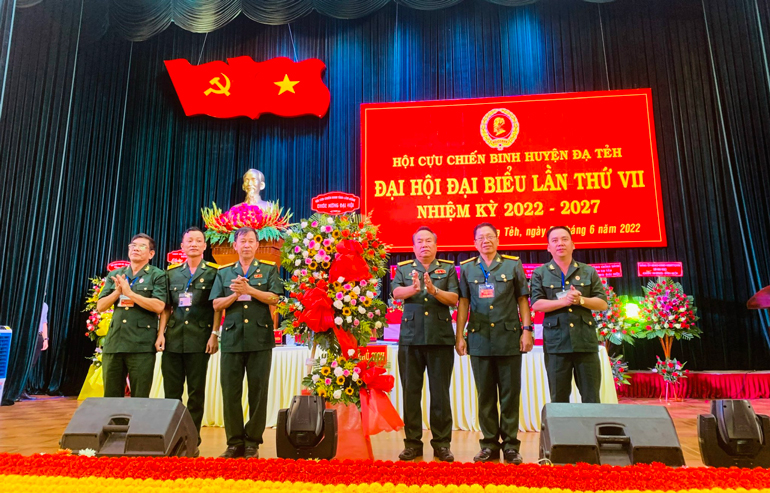 Đại hội đại biểu Hội Cựu chiến binh huyện Đạ Tẻh lần thứ VII thành công tốt đẹp