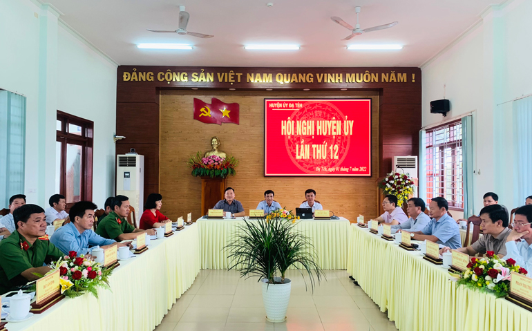 Hội nghị Huyện ủy Đạ Tẻh lần thứ 12