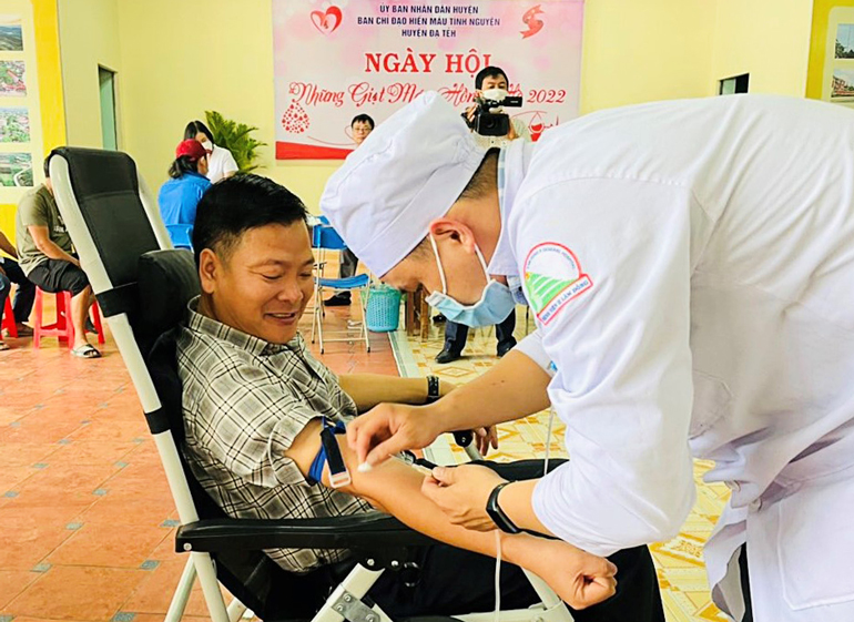 Đạ Tẻh: Huy động 173 đơn vị máu cho Bệnh viện II Lâm Đồng