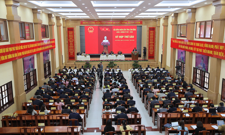 Khai mạc Kỳ họp thứ 6 HĐND tỉnh Lâm Đồng Khoá X