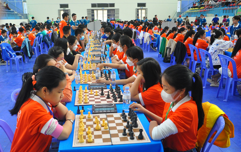 TP Hồ Chí Minh dẫn đầu Giải Vô địch Cờ vua trẻ xuất sắc quốc gia 2022 tại Đà Lạt
