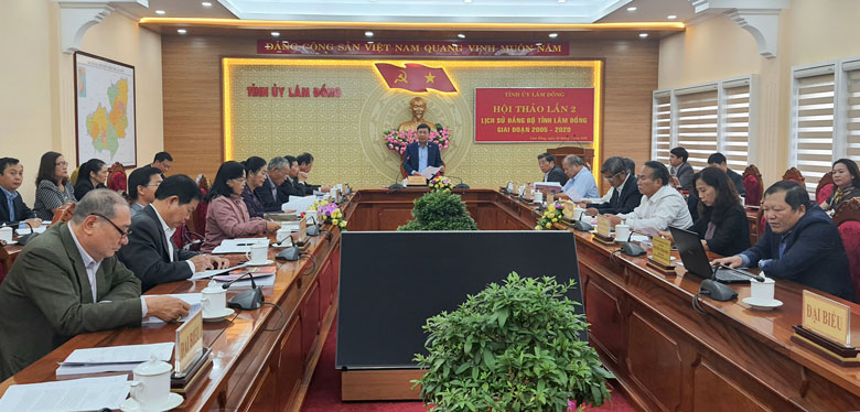 Hội thảo Lịch sử Đảng bộ tỉnh Lâm Đồng giai đoạn 2005 - 2020