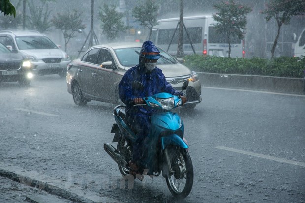 Từ chiều 25/8, Hà Nội và khu vực Bắc Bộ có mưa to đến rất to