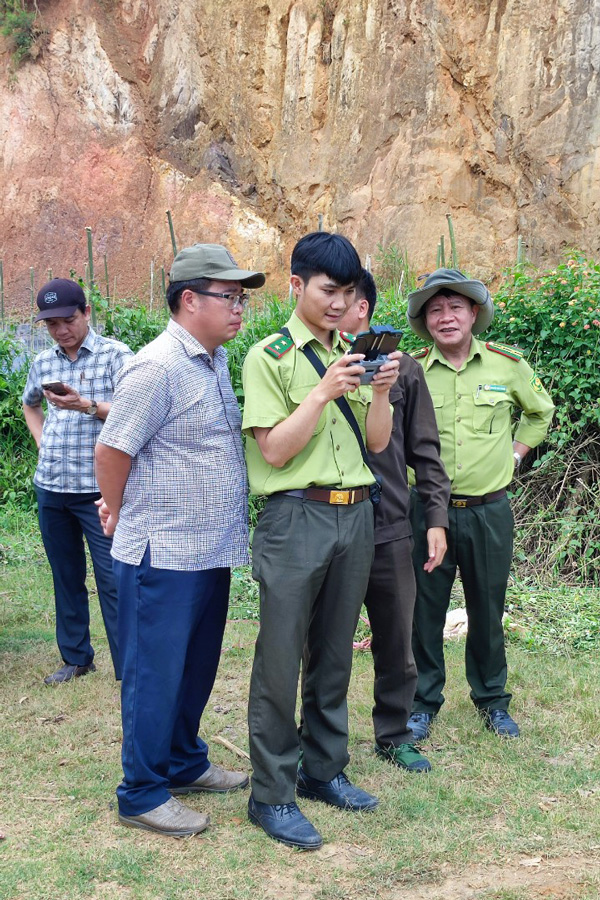 Lãnh đạo huyện Đức Trọng kiểm tra công tác quản lý, bảo vệ rừng tại xã Tà Năng