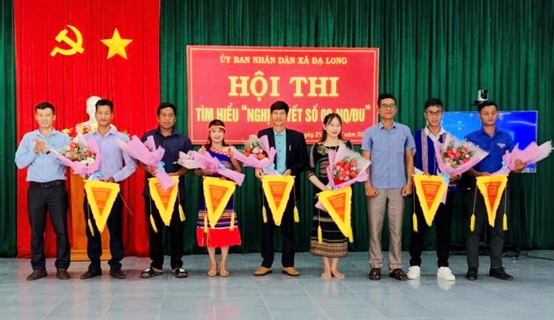Xã Đạ Long tổ chức Hội thi Tìm hiểu Nghị quyết 09 của Đảng ủy xã
