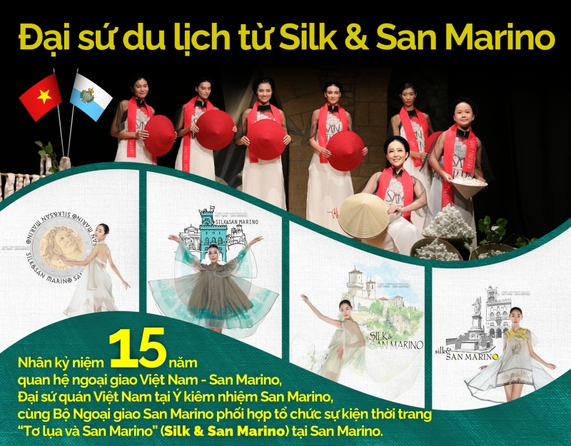 Cơ hội ''mở cửa'' thế giới của tơ lụa Việt Nam: Đại sứ du lịch từ Silk & San Marino