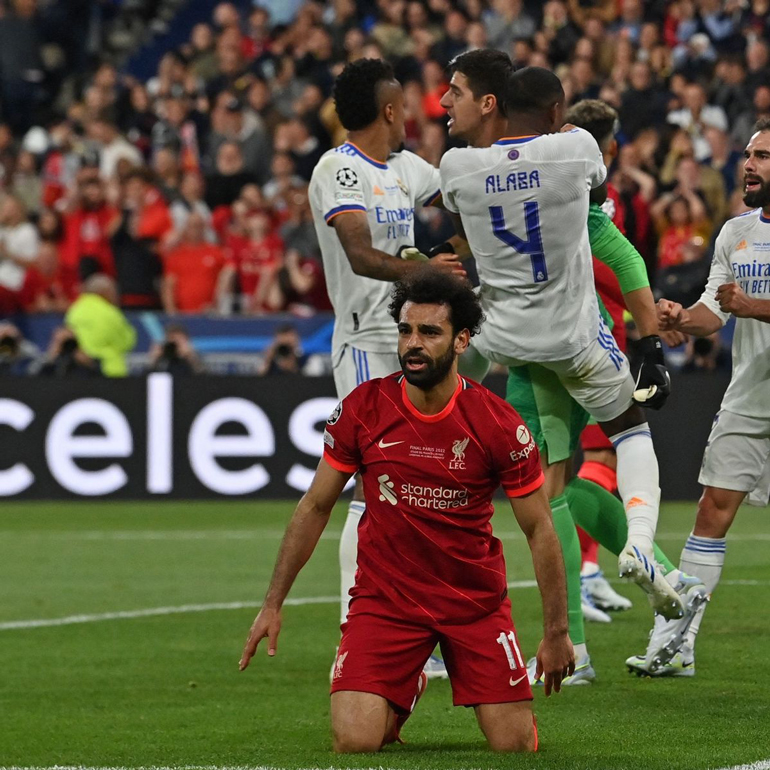 Liverpool thất bại đau đớn trước Real Madrid ở chung kết Champions League 2021/2022 (Ảnh: Mirror)