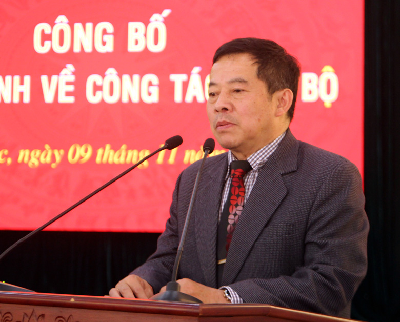 Đồng chí Nguyễn Văn Phương – Chủ tịch UBND TP Bảo Lộc phát biểu nhận nhiệm vụ