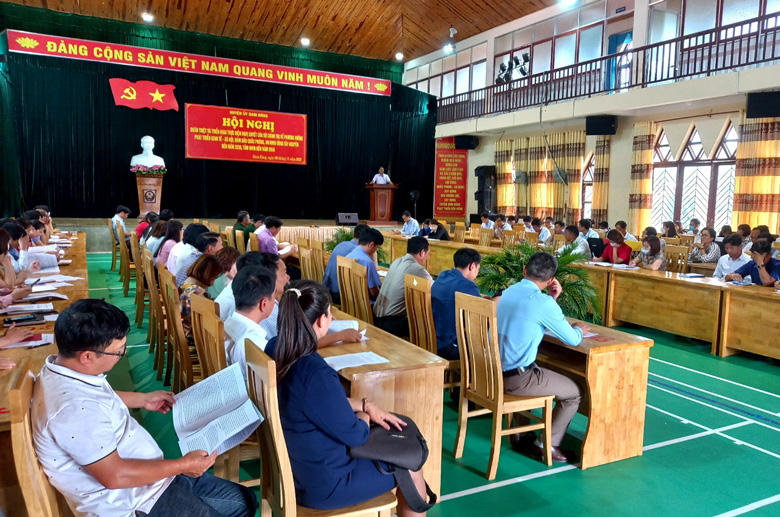 Đam Rông: Quán triệt và triển khai thực hiện Nghị quyết 23 của Bộ Chính trị về phát triển vùng Tây Nguyên