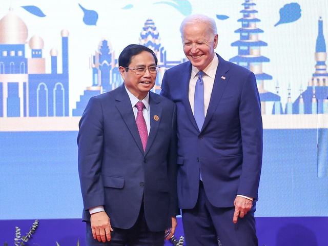 Thủ tướng Chính phủ Phạm Minh Chính và Tổng thống Hoa Kỳ Joe Biden