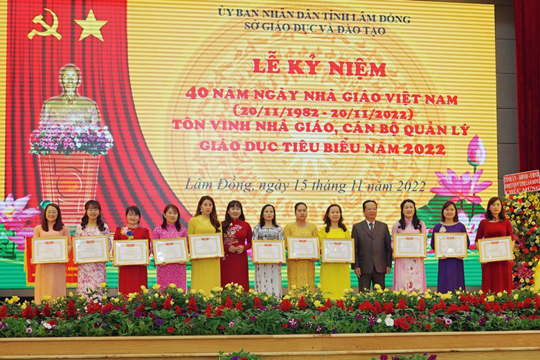 Những nhà giáo tiêu biểu của Lâm Đồng năm học 2021-2022