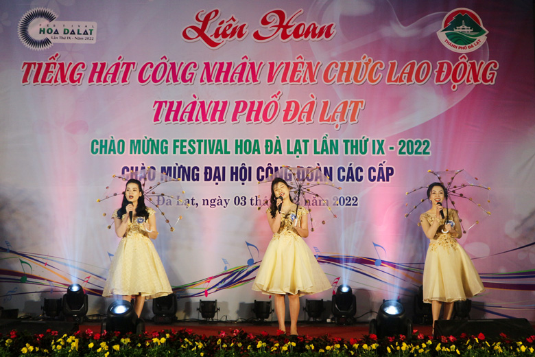 Chung kết ''Liên hoan Tiếng hát công nhân viên chức lao động'' thành phố Đà Lạt năm 2022