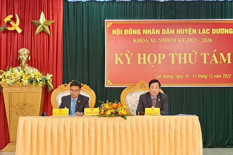 HĐND huyện Lạc Dương khóa XI tổ chức kỳ họp thường lệ cuối năm