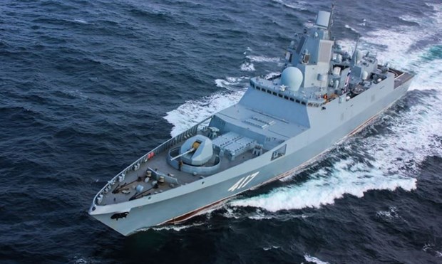 Nga đưa vào phiên chế tàu 'Đô đốc Gorshkov' mang tên lửa Zircon